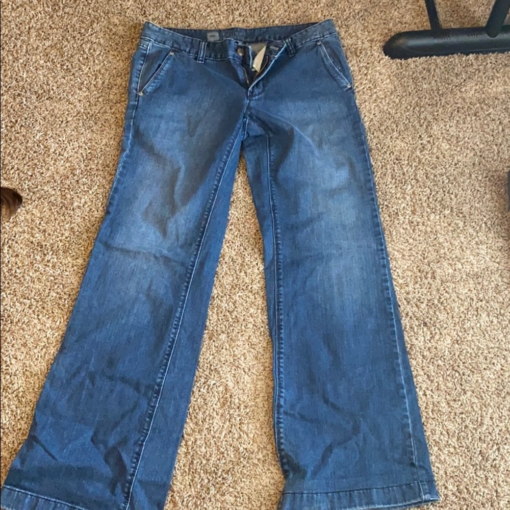 Trouser jeans wide leg